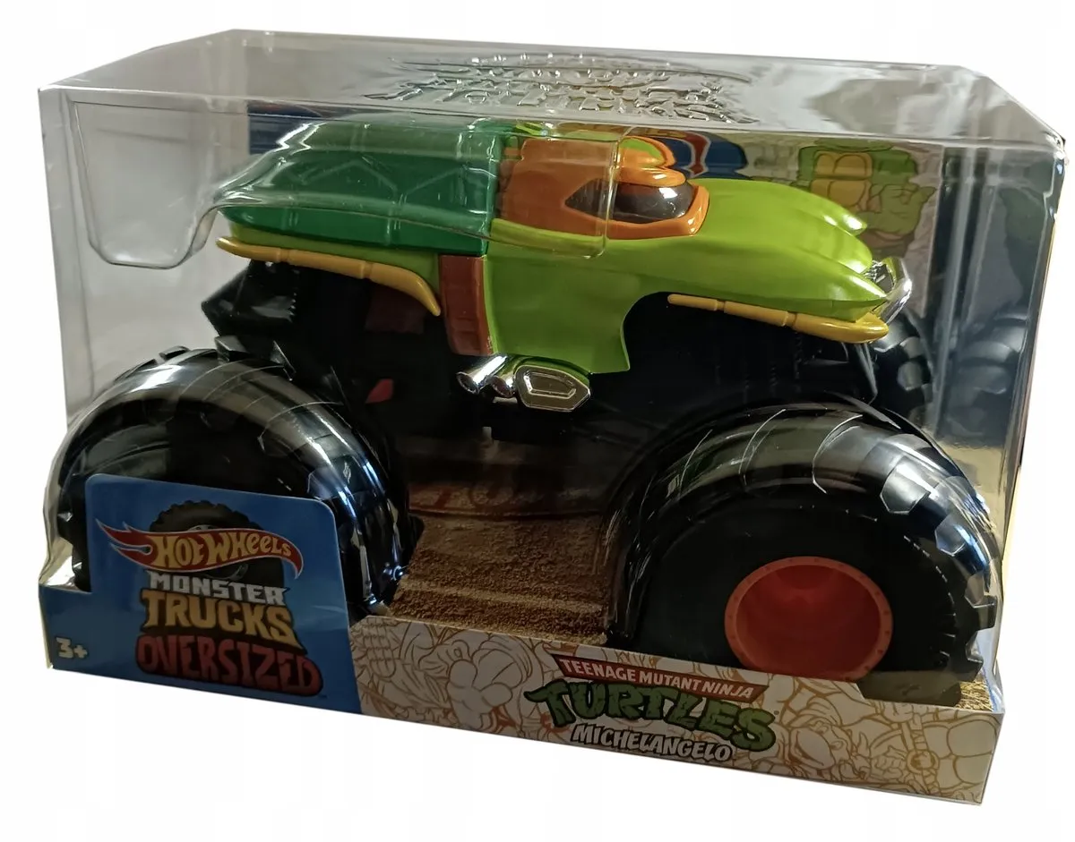 Hot Wheels Monster Truck HYJ15 - Zwart/ Groen/ Oranje
