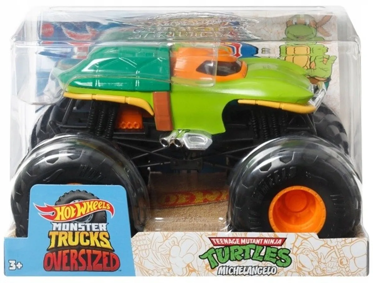 Hot Wheels Monster Truck HYJ15 - Zwart/ Groen/ Oranje
