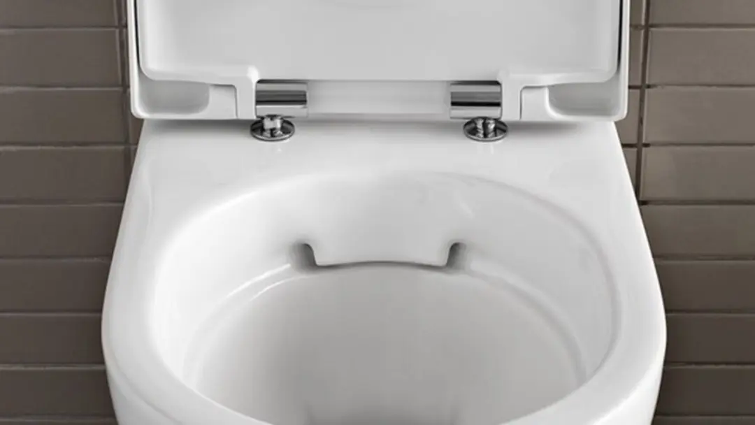 Geberit Acanto WC-deksel Slim - Wit - afbeelding 6 van 6