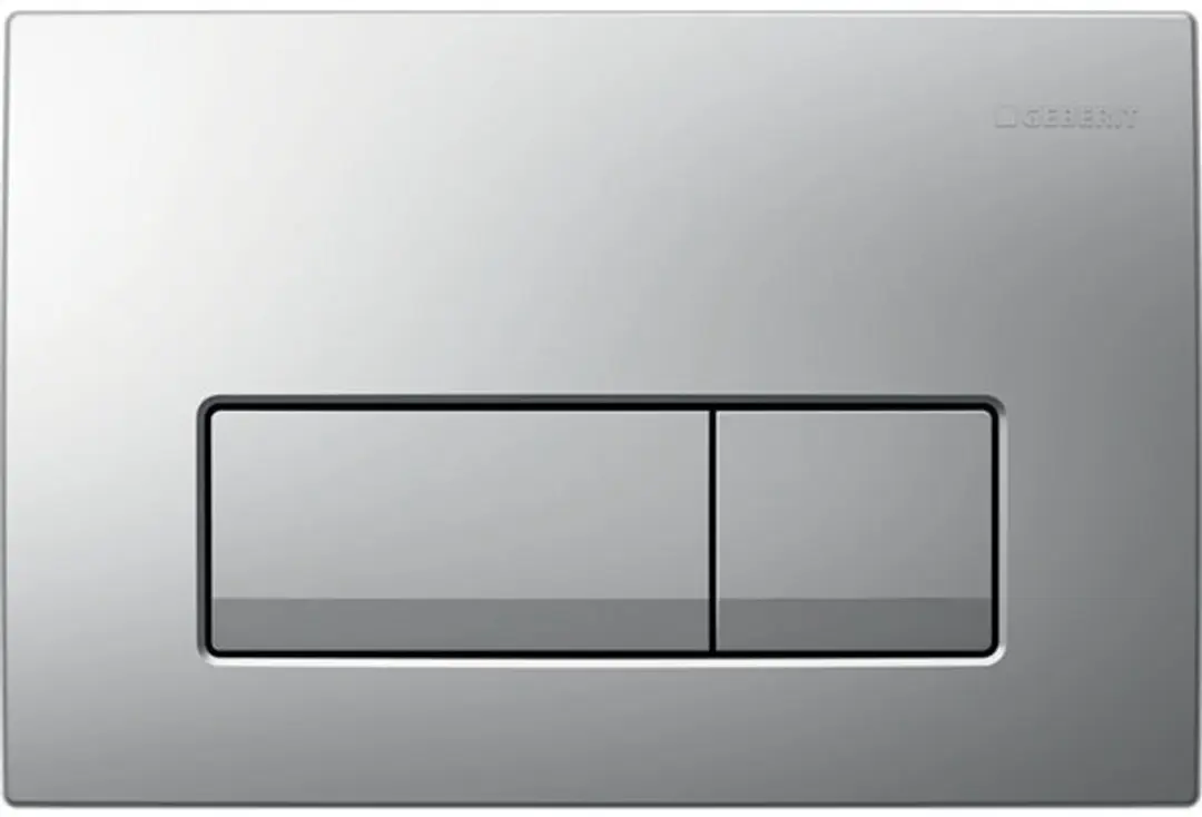 Geberit Delta50 Bedieningsplaat - Mat Chroom - afbeelding 3 van 4