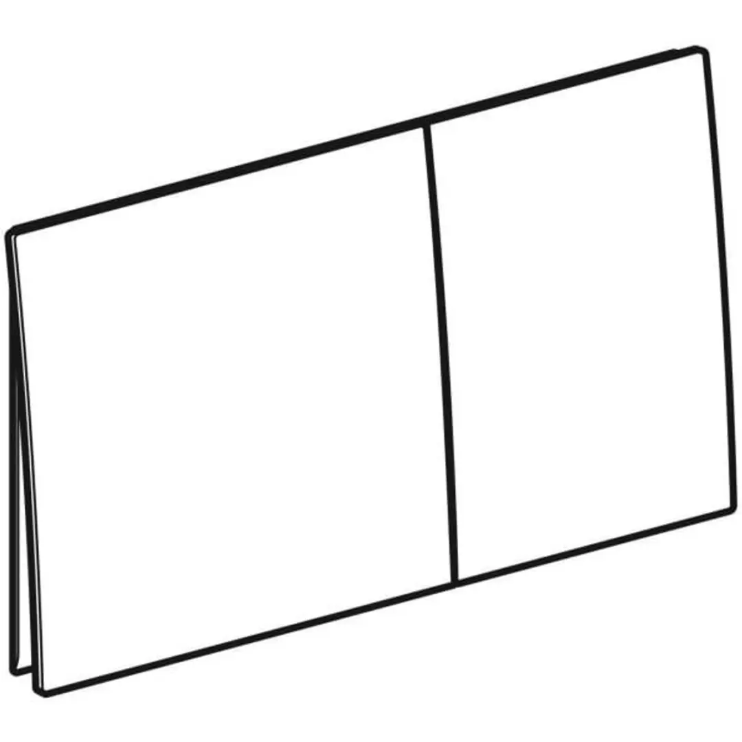 Geberit Sigma70 115.622.QD.1 Bedieningsplaat - Zwartchroom - afbeelding 3 van 6