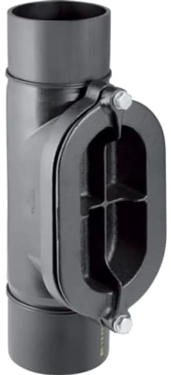 Geberit 371.454.16.1 PE Reinigingsstuk 90° DN 250