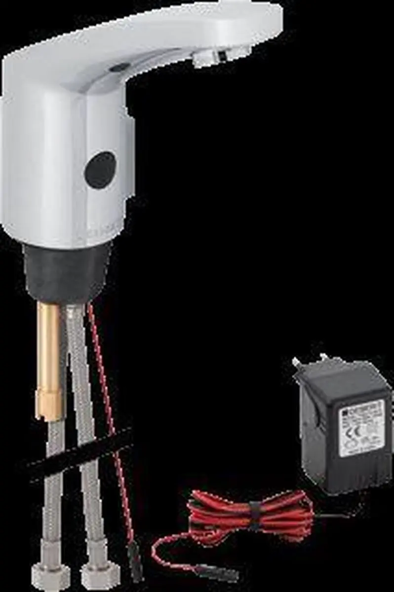 Geberit Hytronic 85 wastafelkraan voor koud en warm water IR 230V inclusief temp
