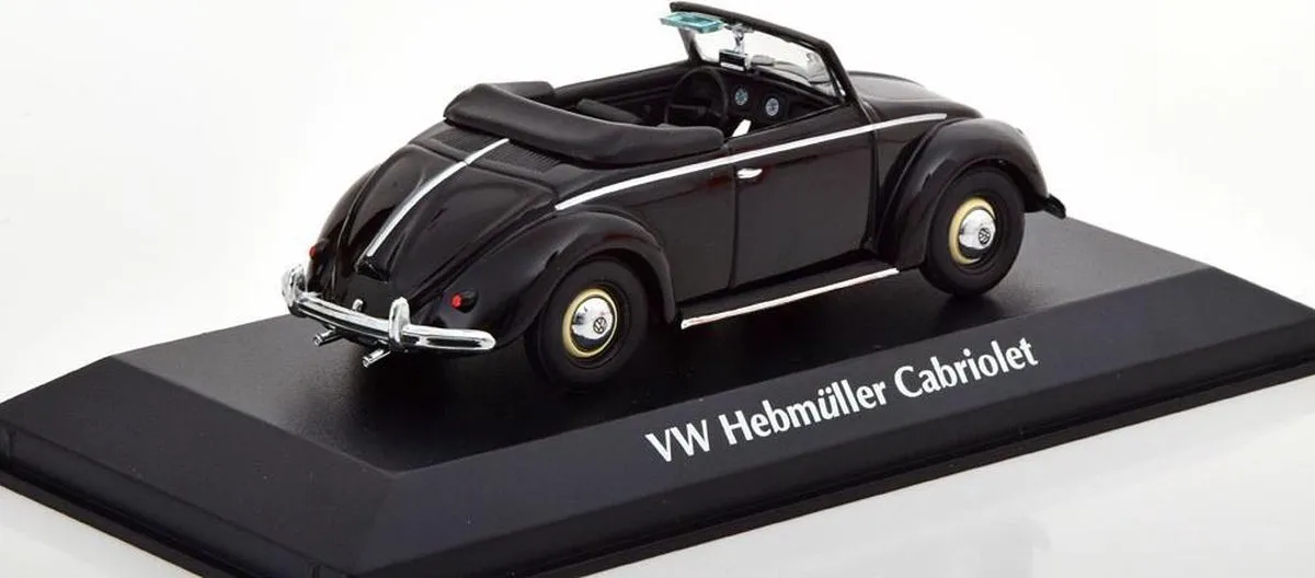 Volkswagen Hebmüller Cabriolet 1950 - 1:43 MaXichamps - Rood - afbeelding 6 van 6