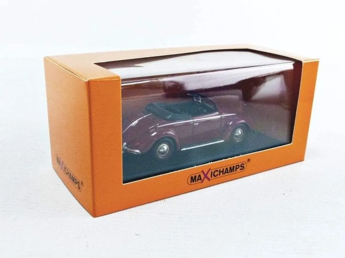 Volkswagen Hebmüller Cabriolet 1950 - 1:43 MaXichamps - Rood