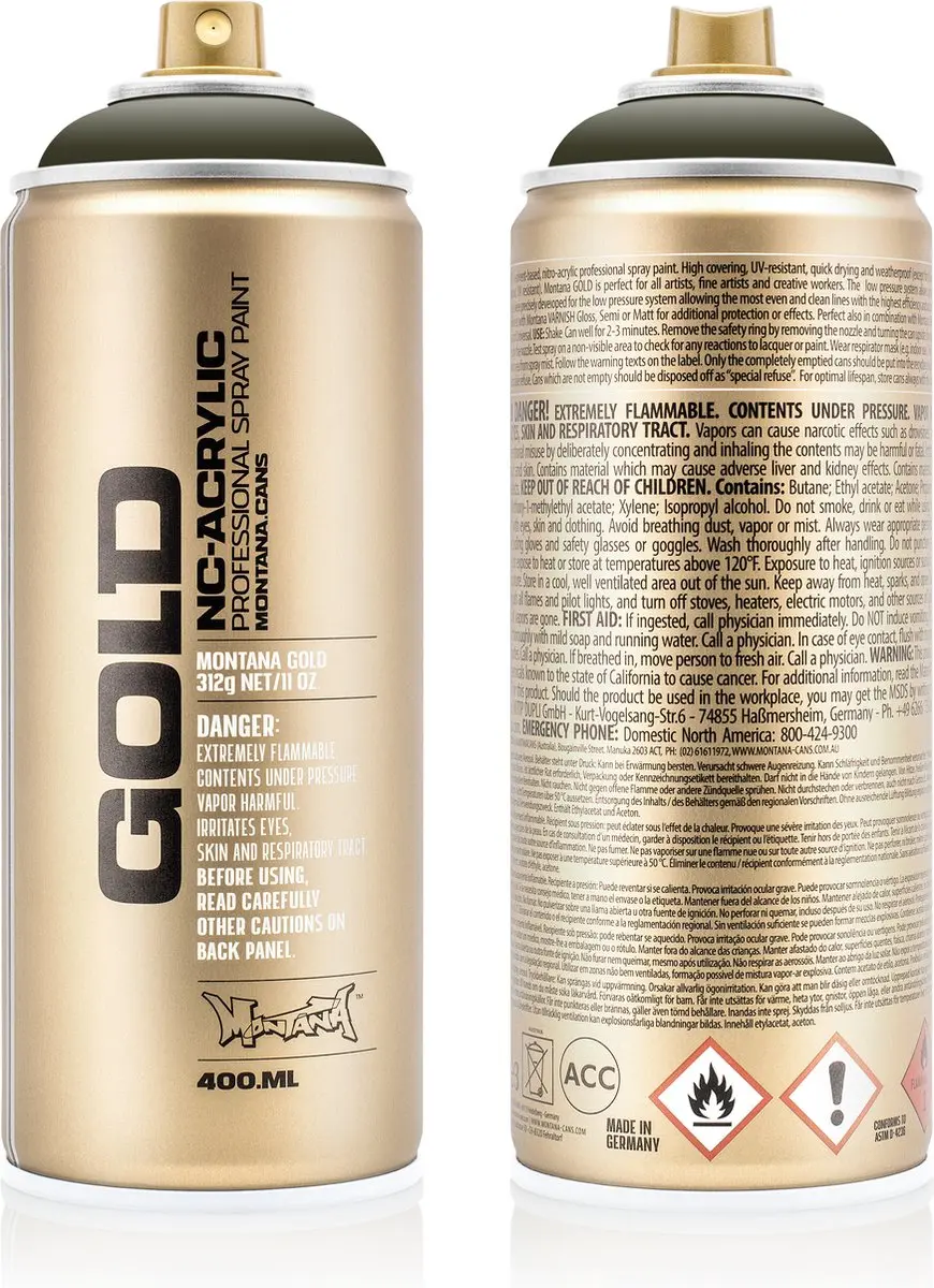 Montana GOLD CL6420 Manila Dark spuitbus 400ml