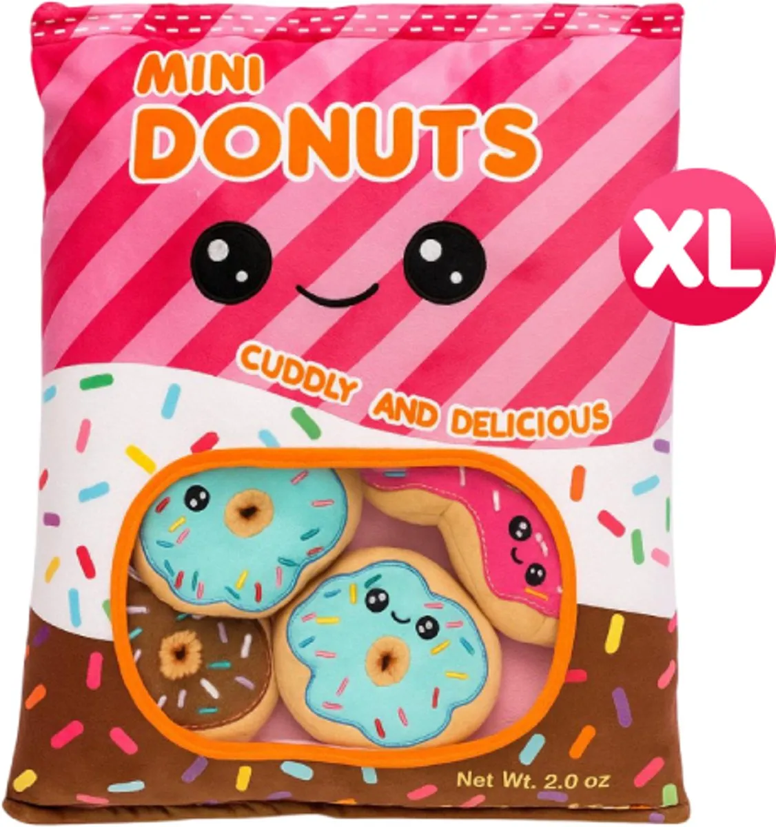 Topknuffels Donuts Pluche Knuffel XL 50cm