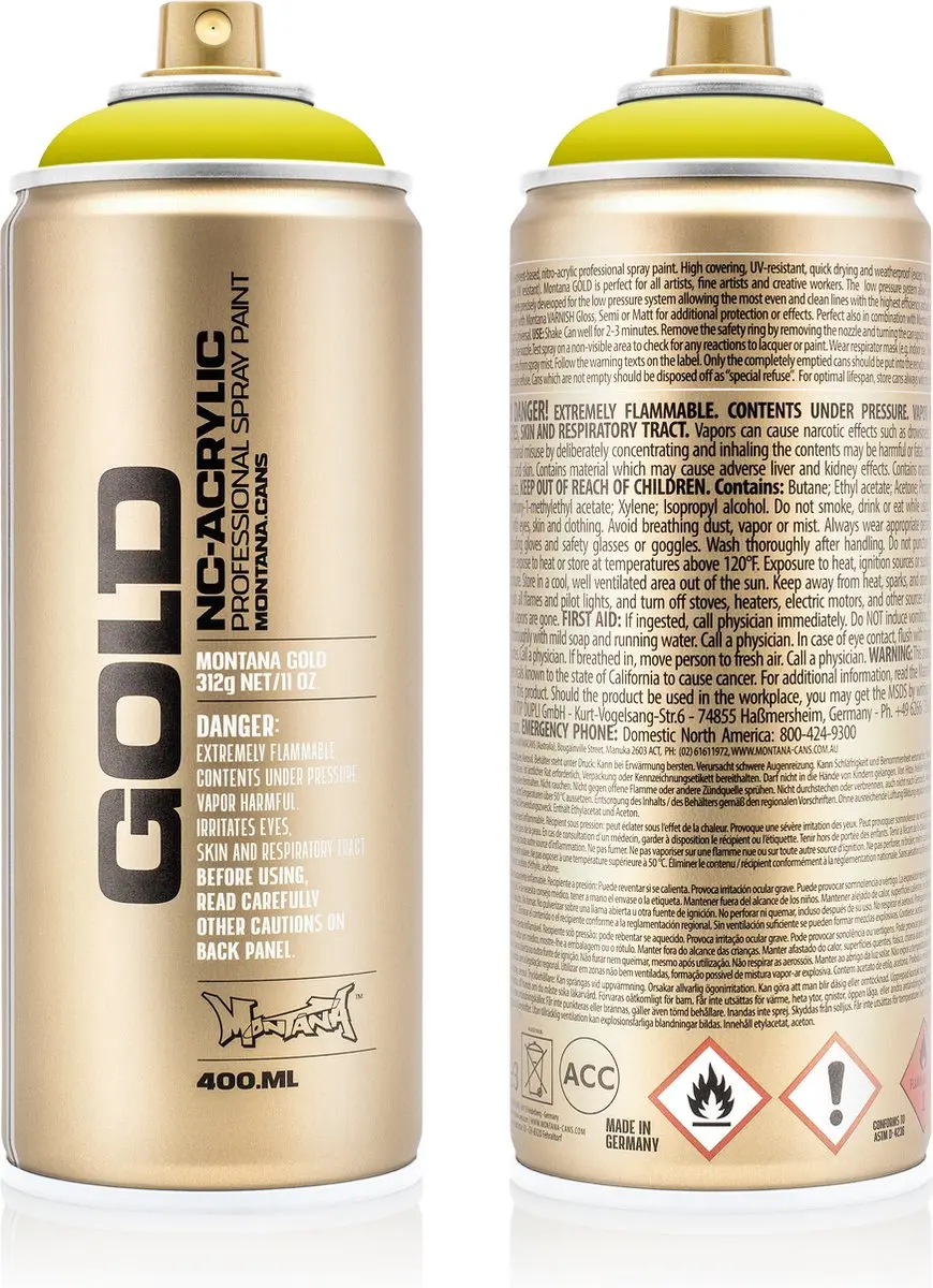 Montana GOLD G1120 Banana Joe spuitbus 400ml