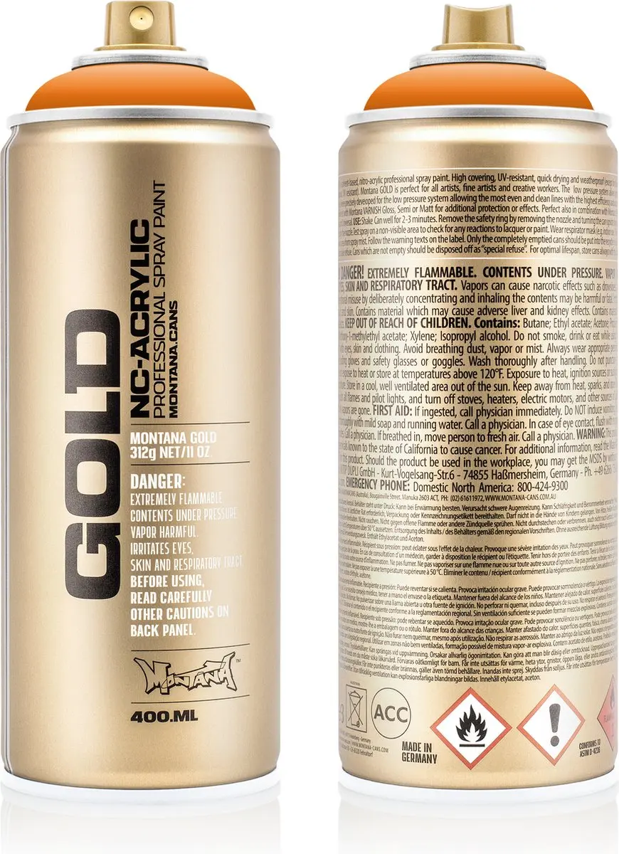 Montana GOLD G2060 Capri spuitbus 400ml
