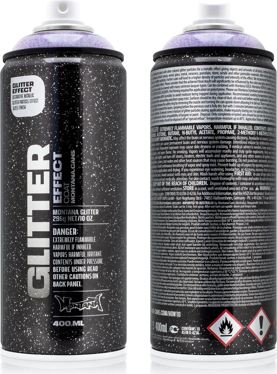Montana Glitter AMETHIST spuitbus 400ml