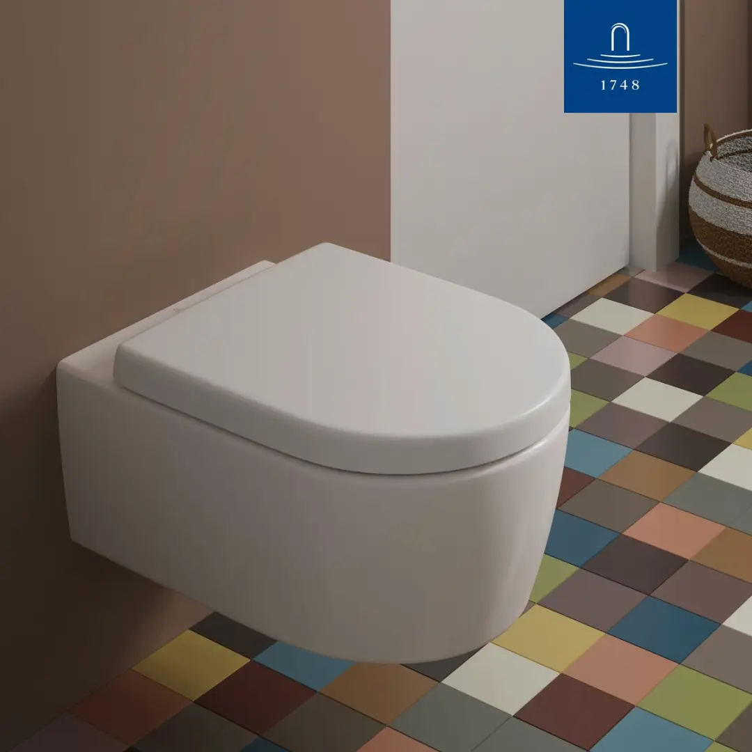 Villeroy & Boch Avento Closetzitting 37x42cm - Wit - afbeelding 3 van 6