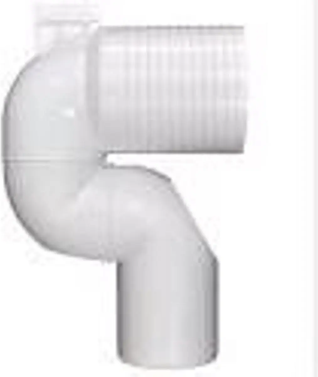 Villeroy & Boch Vario Afvoerbocht Verticaal 100mm - Wit - afbeelding 2 van 6