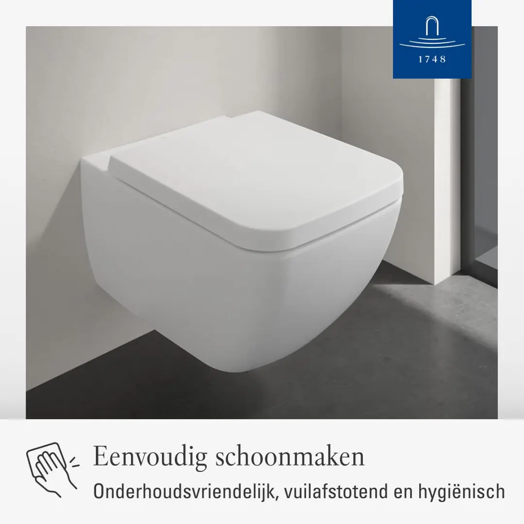 Villeroy & Boch Venticello WC-bril 8M22S101 - Alpine Wit - afbeelding 4 van 6