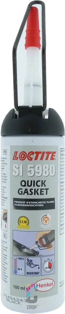 Loctite 5980 Quick Gasket Vloeibare Pakking 100ml - afbeelding 2 van 2