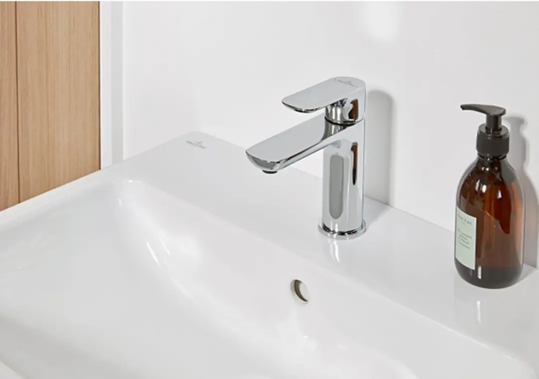 Villeroy & Boch O.NOVO Wastafel 60x46cm - 1 Kraangat - Wit - afbeelding 3 van 6