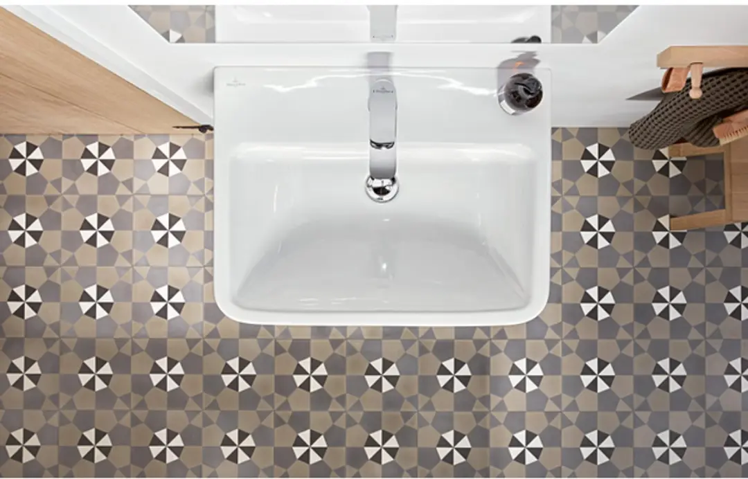 Villeroy & Boch O.NOVO Wastafel 60x46cm - 1 Kraangat - Wit - afbeelding 4 van 6