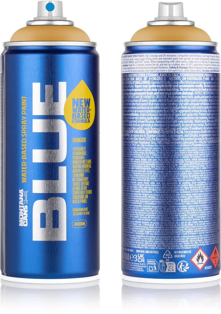 Montana BLUE Beige Spuitbus 400ml