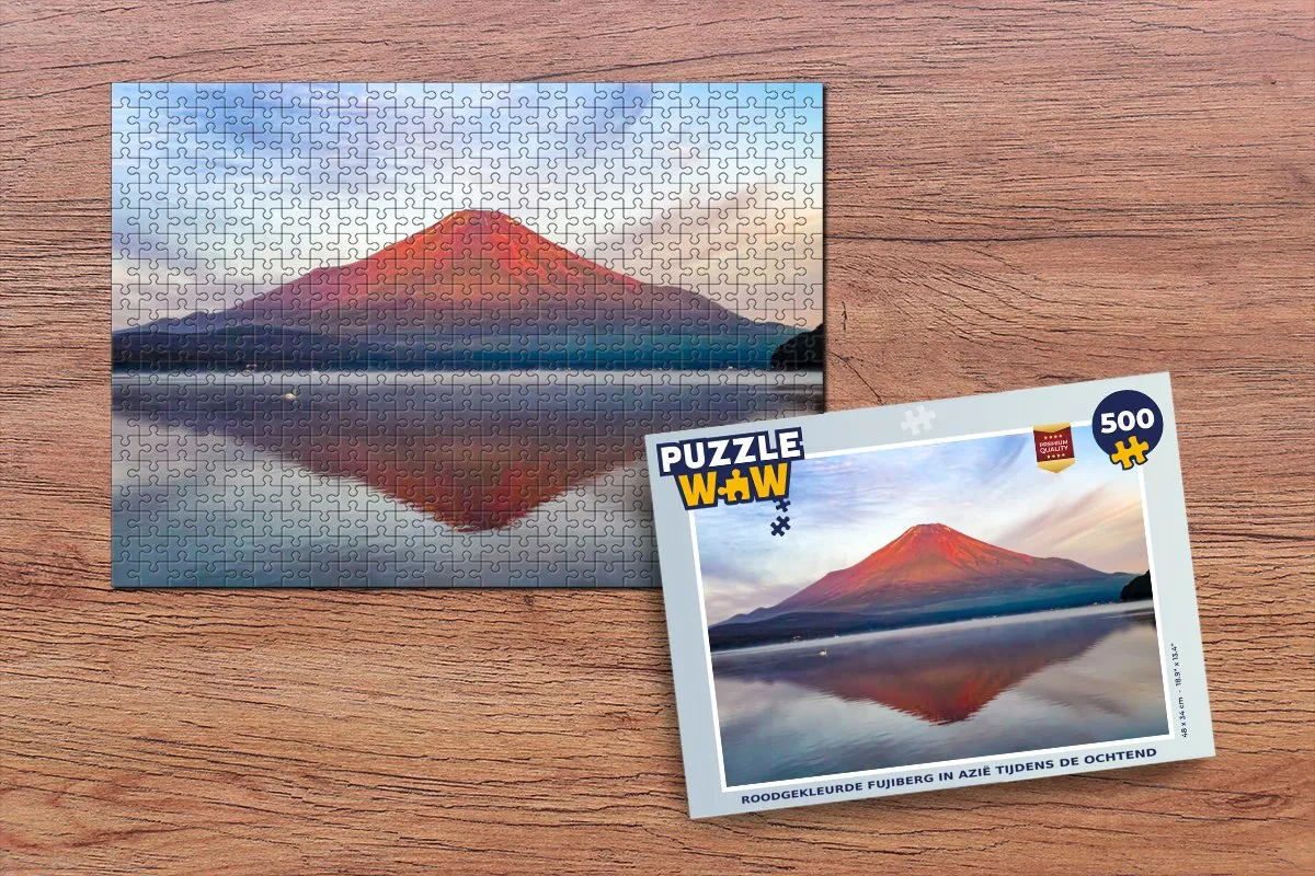 PuzzleWow Fujiberg Legpuzzel 500 Stuks - Multicolor