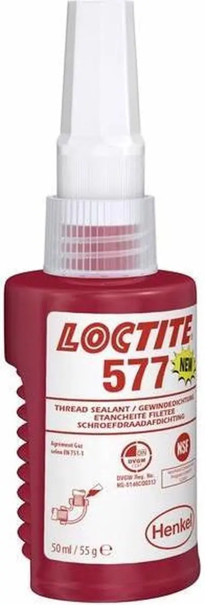 Loctite Secondelijm Pipe-Seal pijpafdichtingsmiddel 577 50ml tube