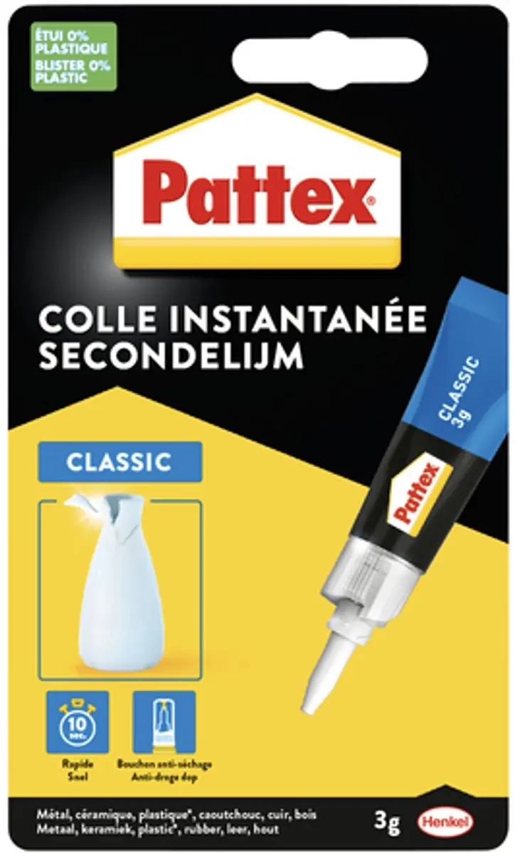 Pattex Classic Secondelijm 3g