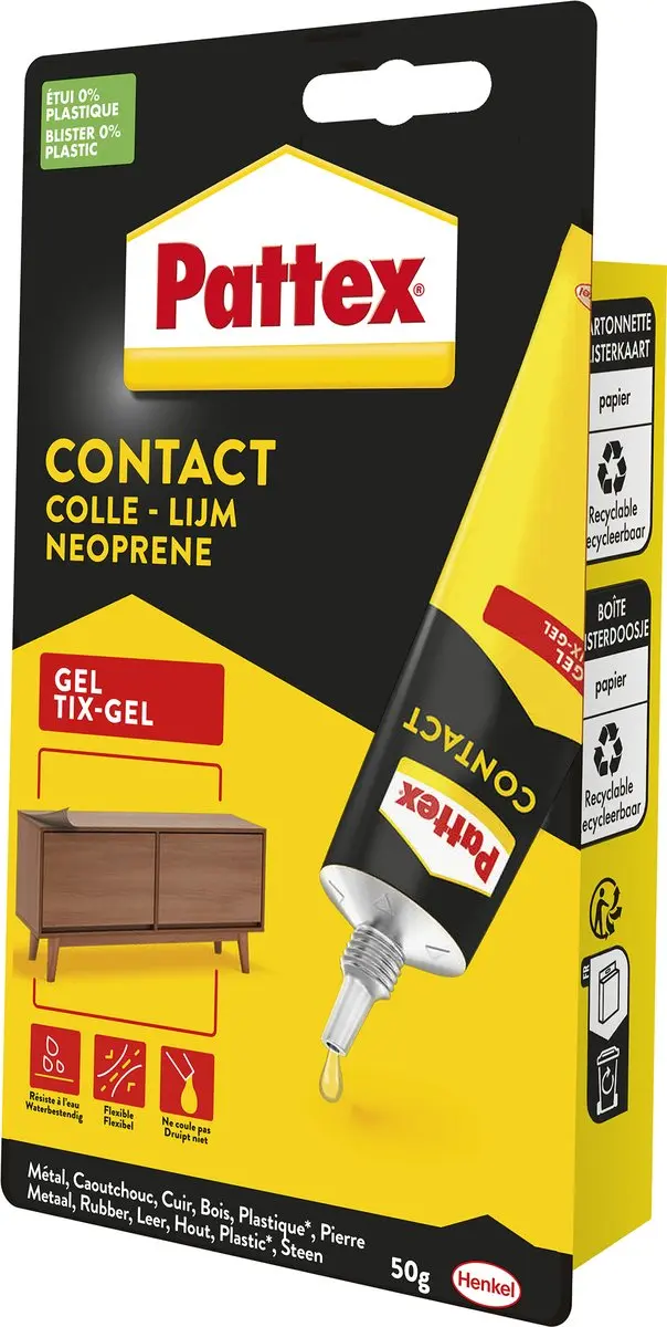 Pattex Tix-Gel Contactlijm 50g - afbeelding 2 van 6