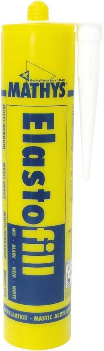 Mathys Elastofill Acrylaatkit 310ml - Wit - afbeelding 6 van 6