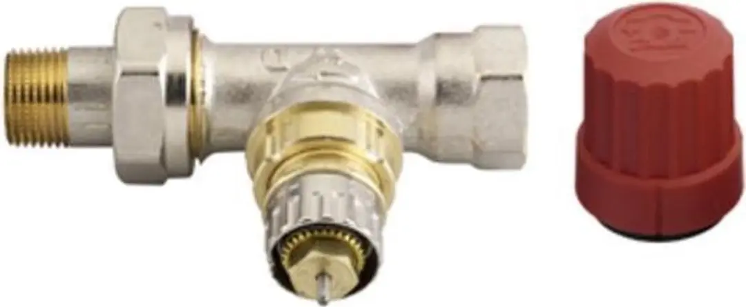 Danfoss RA-N Radiatorafsluiter 3/8" - Wit - afbeelding 2 van 6