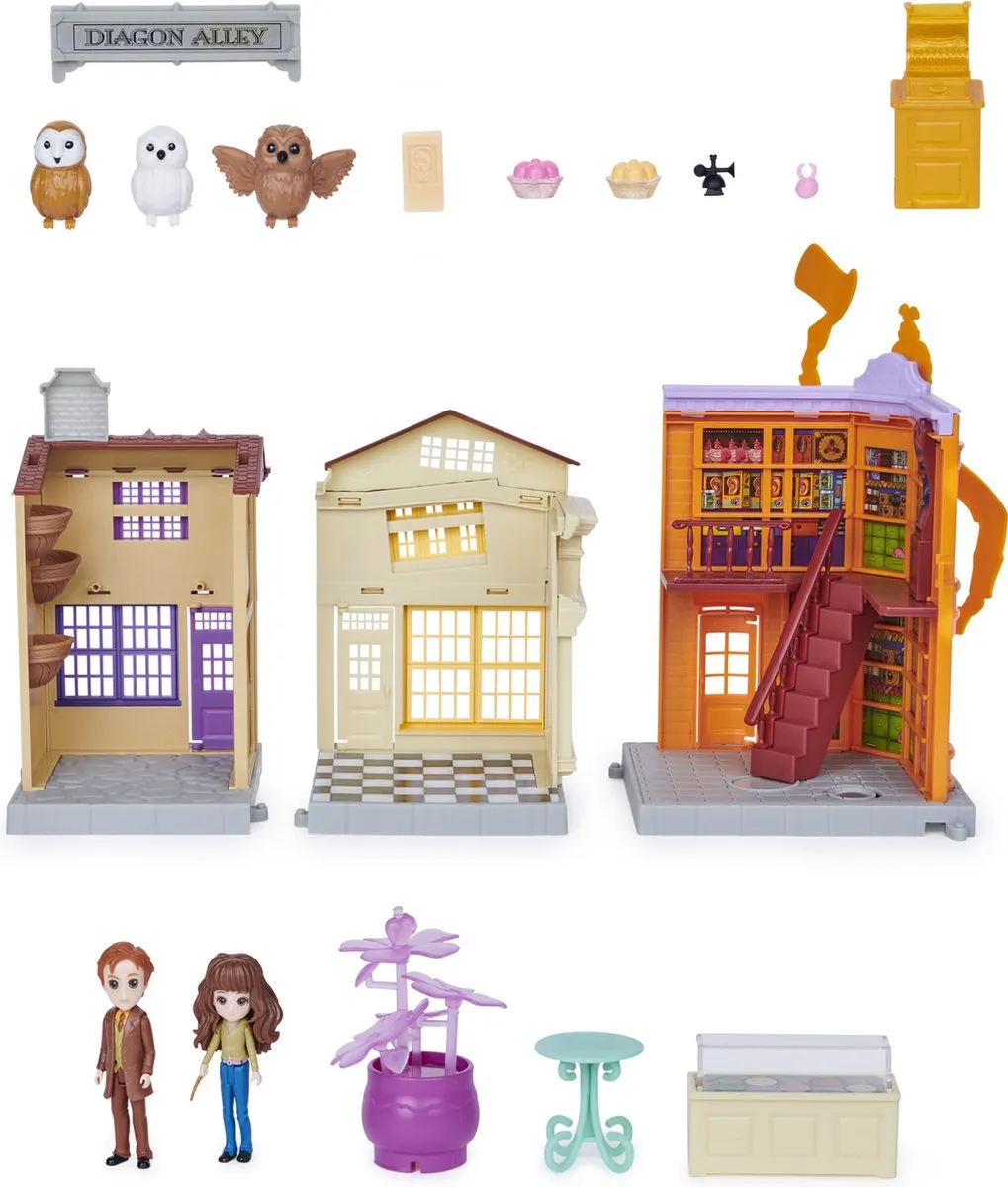 Harry Potter Magical Minis Wegisweg Speelfigurenset - 3-in-1 - Multicolor