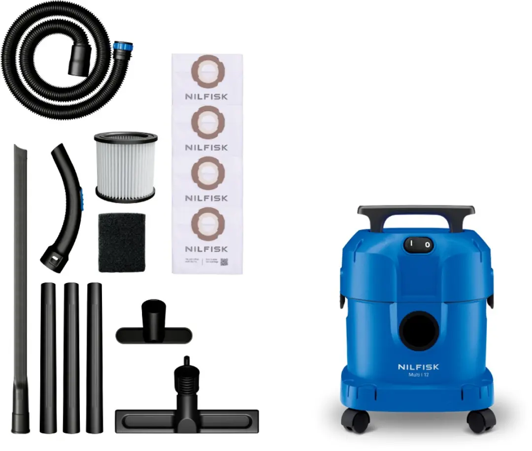 Nilfisk Multi I 12 Home Edition Nat- & Droogzuiger 1100W