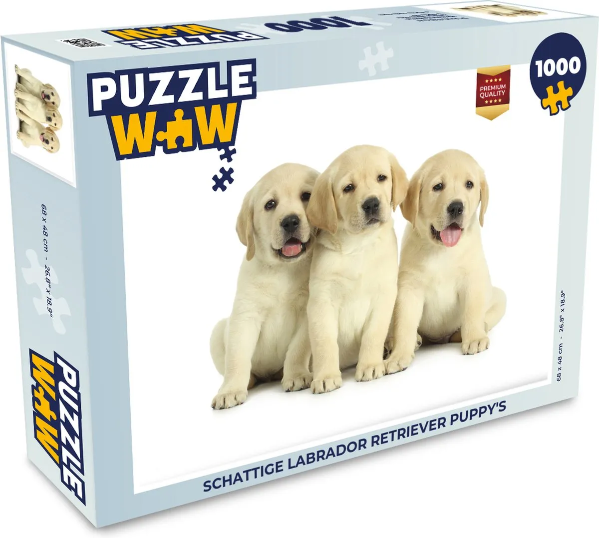 PuzzleWow Labrador Retriever Legpuzzel 1000 Stuks