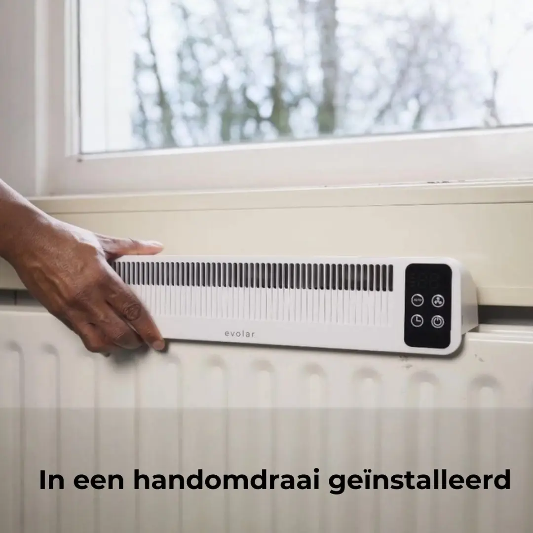 Evolar Radiatorventilator 3W - Wit - 2 Stuks - afbeelding 3 van 6