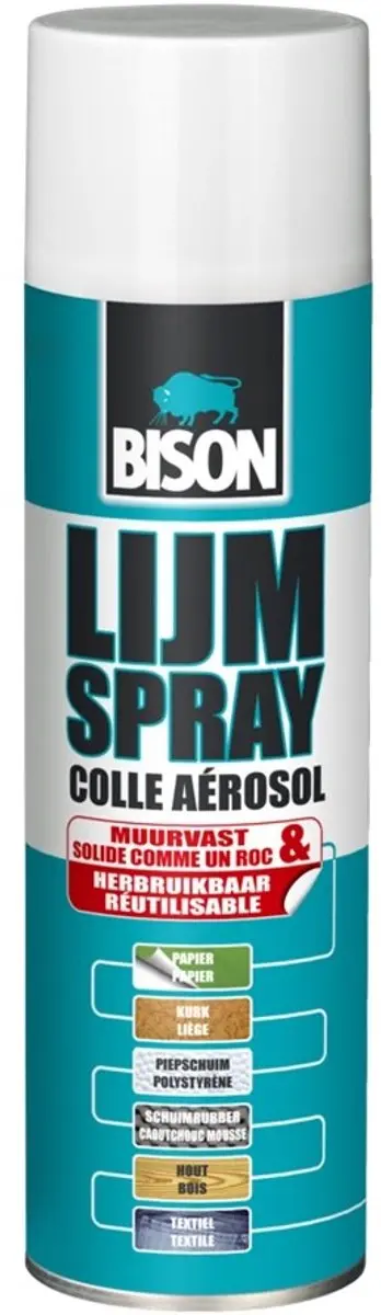 Bison Lijmspray Spuitbus 500ml - afbeelding 2 van 6