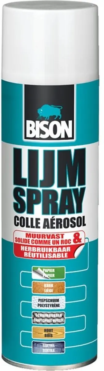 Bison Lijmspray Spuitbus 500ml - afbeelding 5 van 6