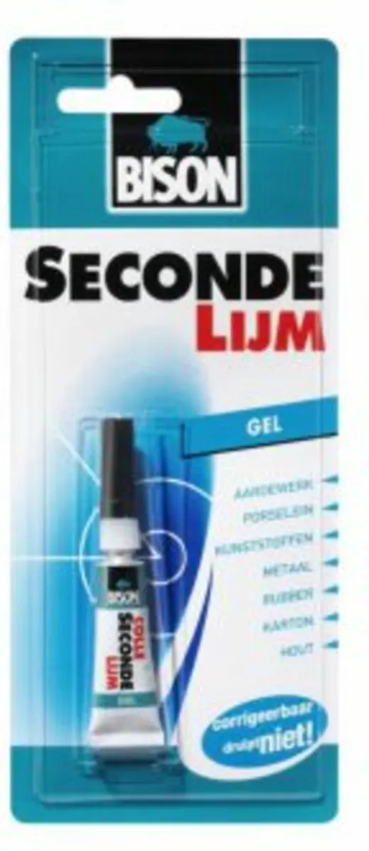 Bison Seconde Lijm Gel 3g