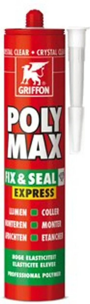 Griffon Poly Max Fix & Seal Express Montagelijm 425g - afbeelding 4 van 6