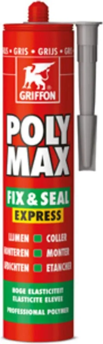 Griffon Poly Max Fix & Seal Express Montagelijm 425g - afbeelding 6 van 6