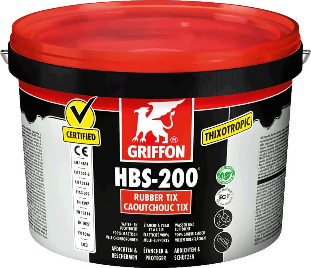 Griffon HBS-200 Rubber Tix Emmer 5 liter