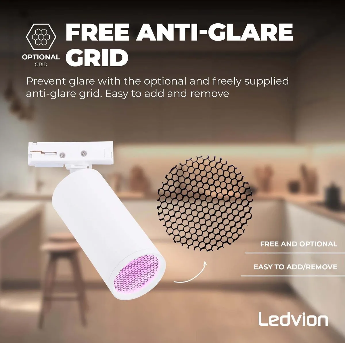 Ledvion Smart LED Railverlichting 1M - 2x RGBW 4.9W - Wit