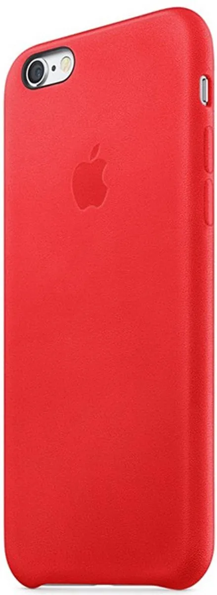 Apple Leren Hoesje voor iPhone 6/6s Plus - PRODUCT RED