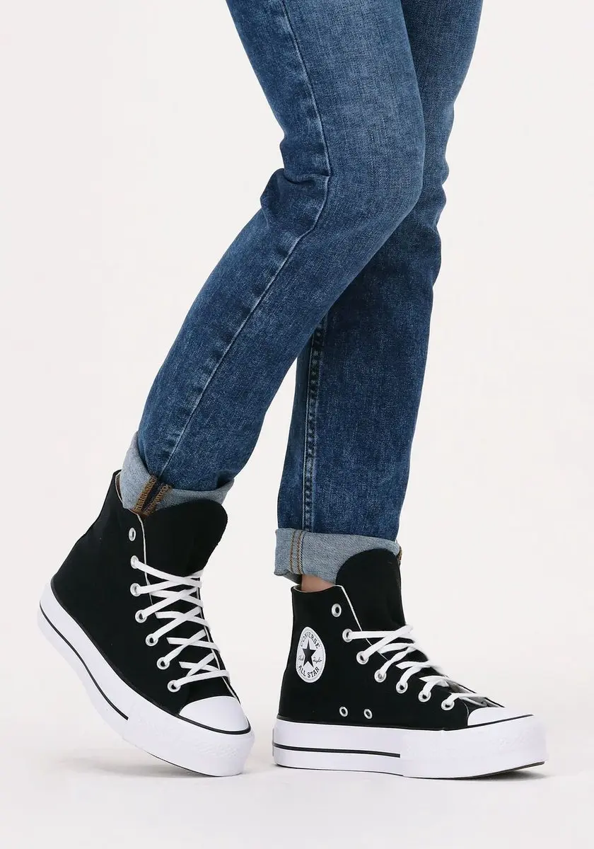 Converse Chuck Taylor All Star Lift Hi Sneakers - Zwart - afbeelding 6 van 6