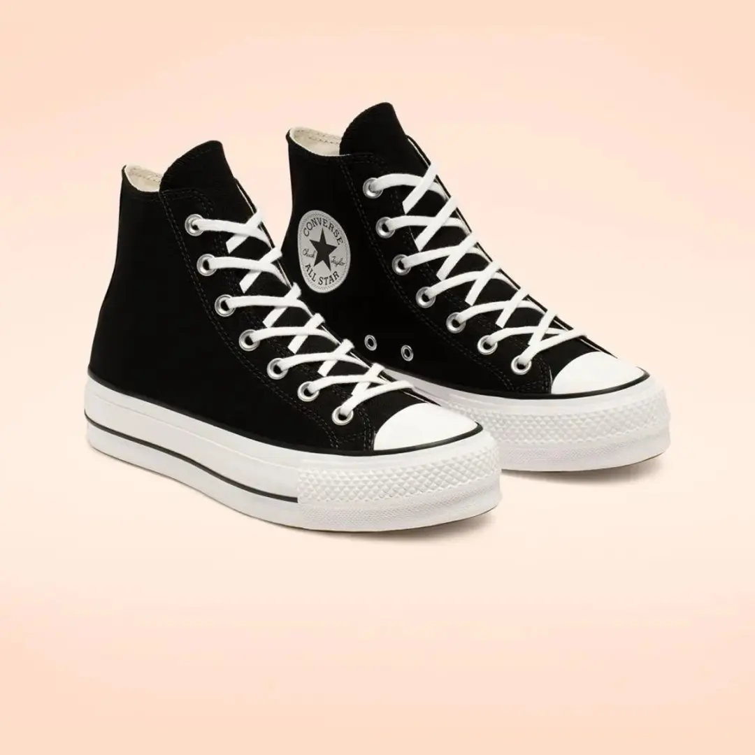 Converse Chuck Taylor All Star Lift Hi Sneakers - Zwart - afbeelding 5 van 6