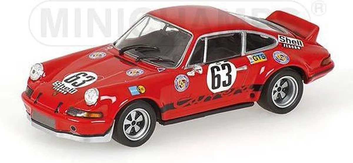 Porsche 911 Carrera RSR 2.8 #63 24H Le Mans 1973 - 1:43 - Minichamps