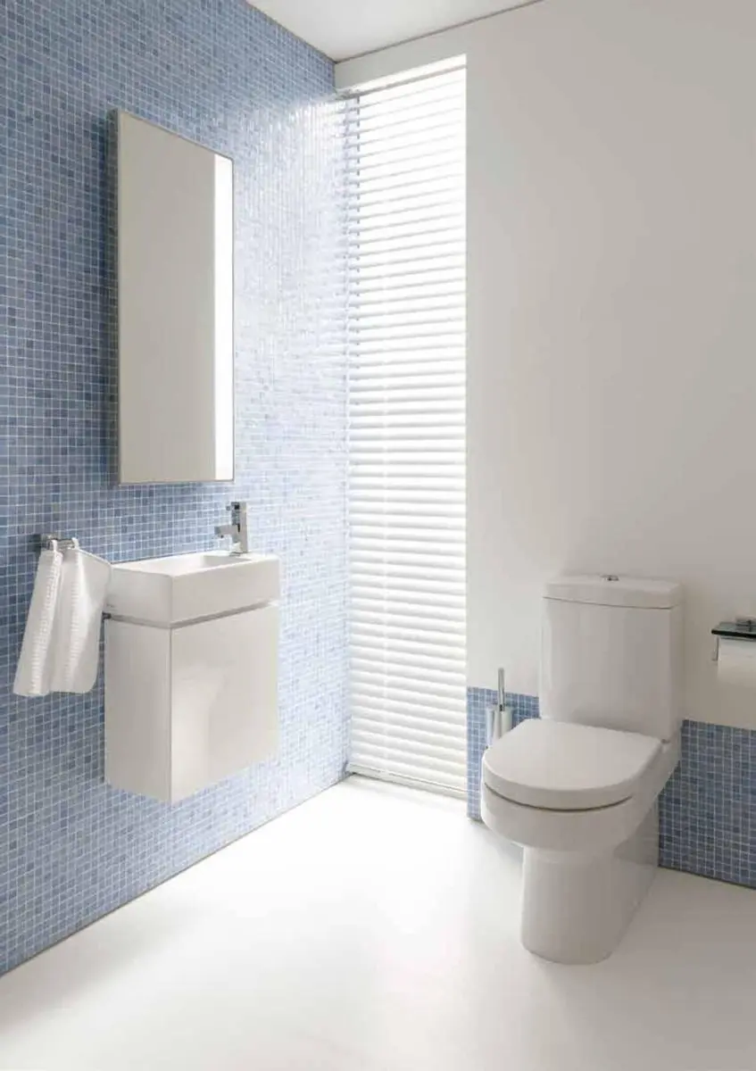 Geberit Sphinx Fontein Serie 420 - 1 Kraangat Wit - afbeelding 6 van 6