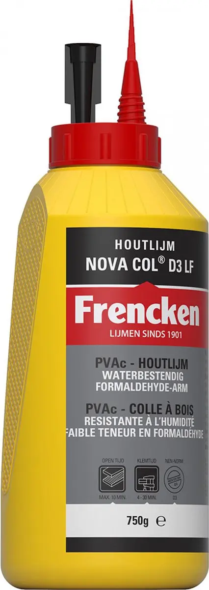 Frencken Novacol D3 Houtlijm 750ml