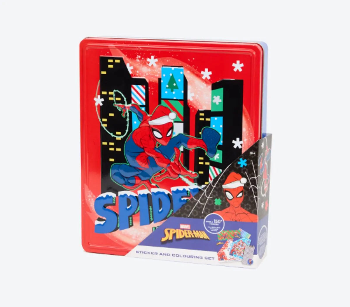 Marvel Spider-Man Stickers & Kleurboek - Rood/Multicolor