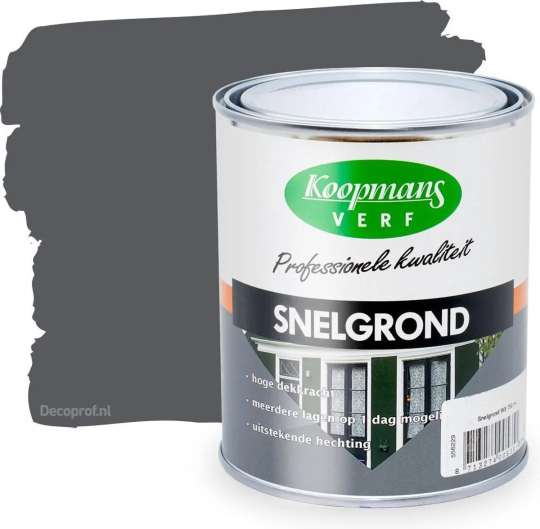 Koopmans Snelgrond Donkergrijs 750ml - afbeelding 2 van 3