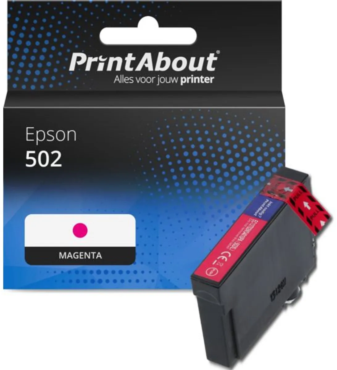 PrintAbout Inktcartridge C13T02V34010 Magenta