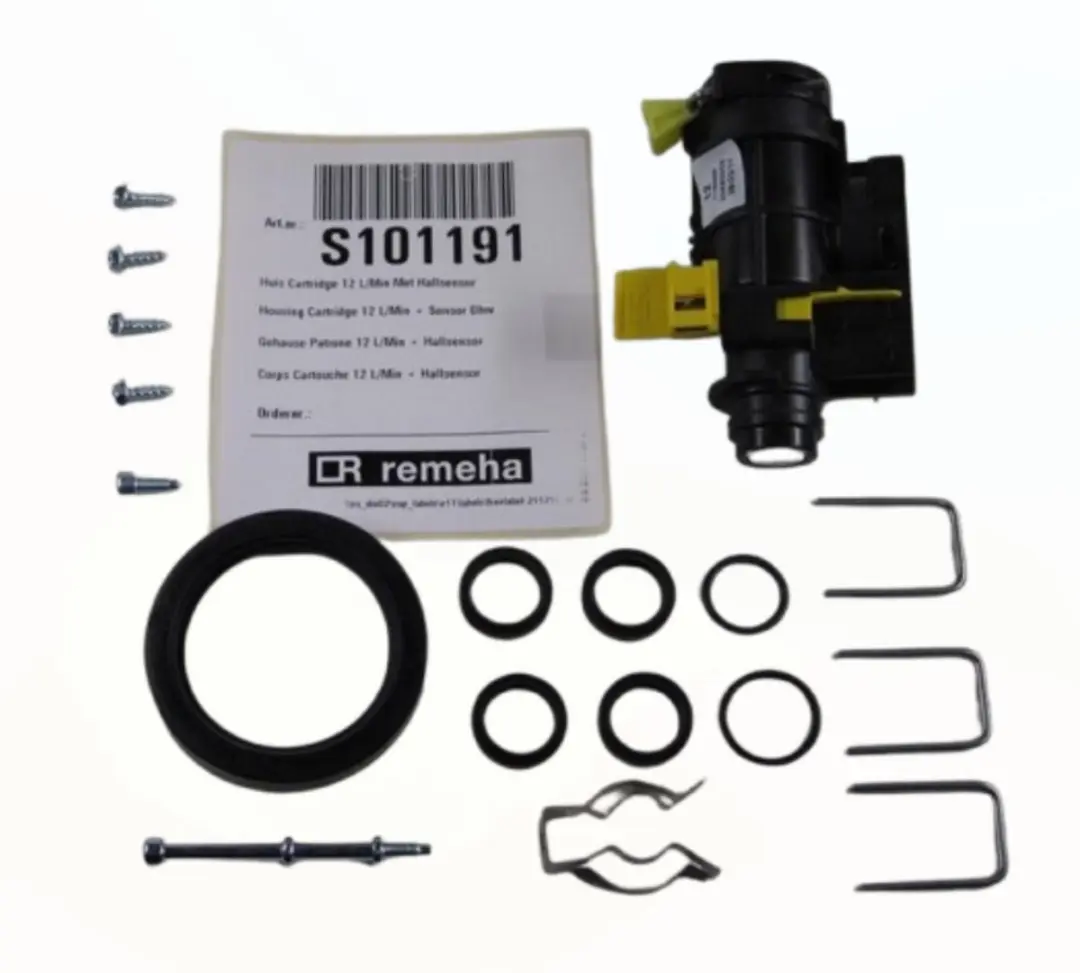 Remeha S101191 Huis Cartridge 12 L/min met Hallsensor
