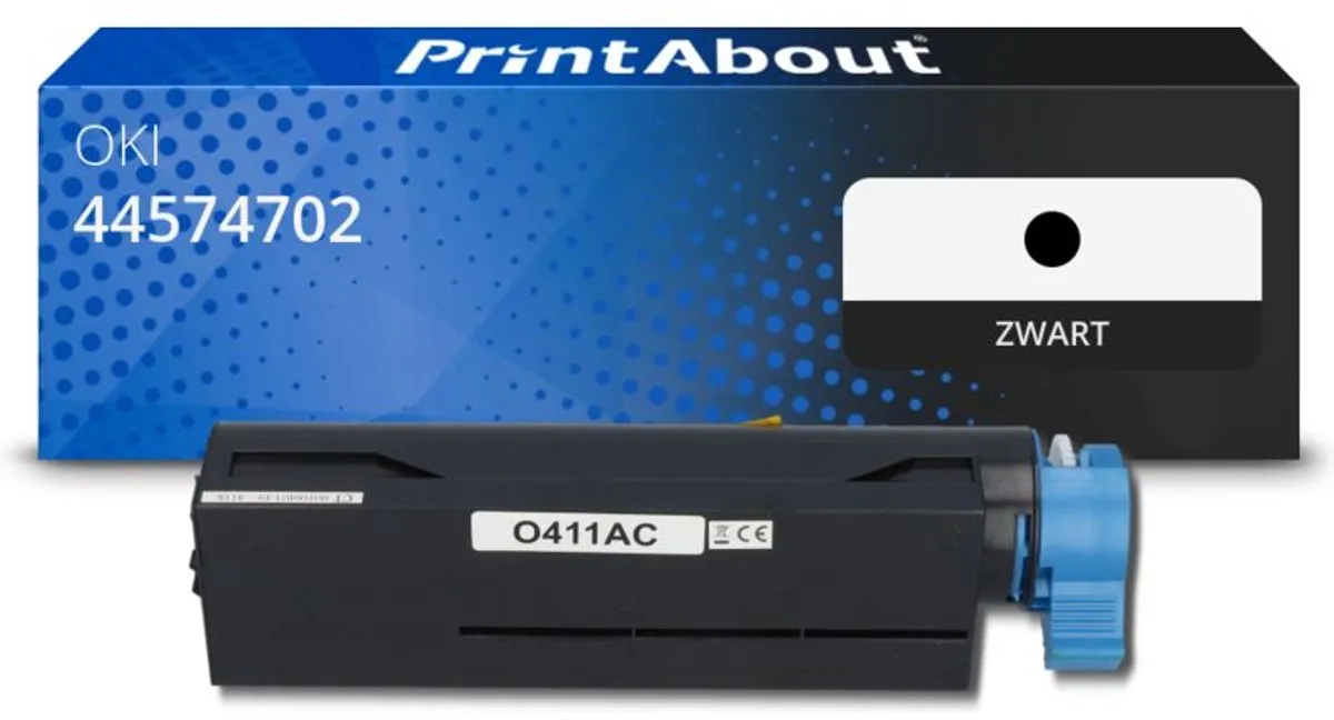 PrintAbout Toner Zwart 44574702-PA