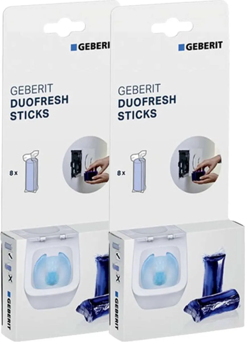 Geberit DuoFresh Sticks 16 stuks Voordeelverpakking